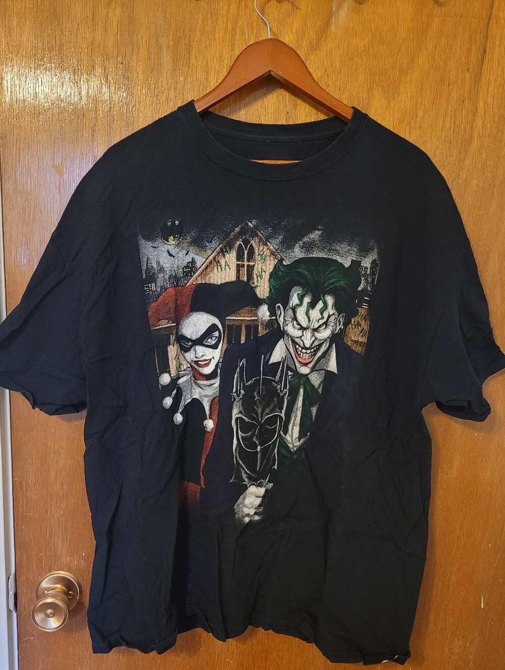 DC Comics The Joker and Harley Quinn American Gothic T-Shirt 2XL